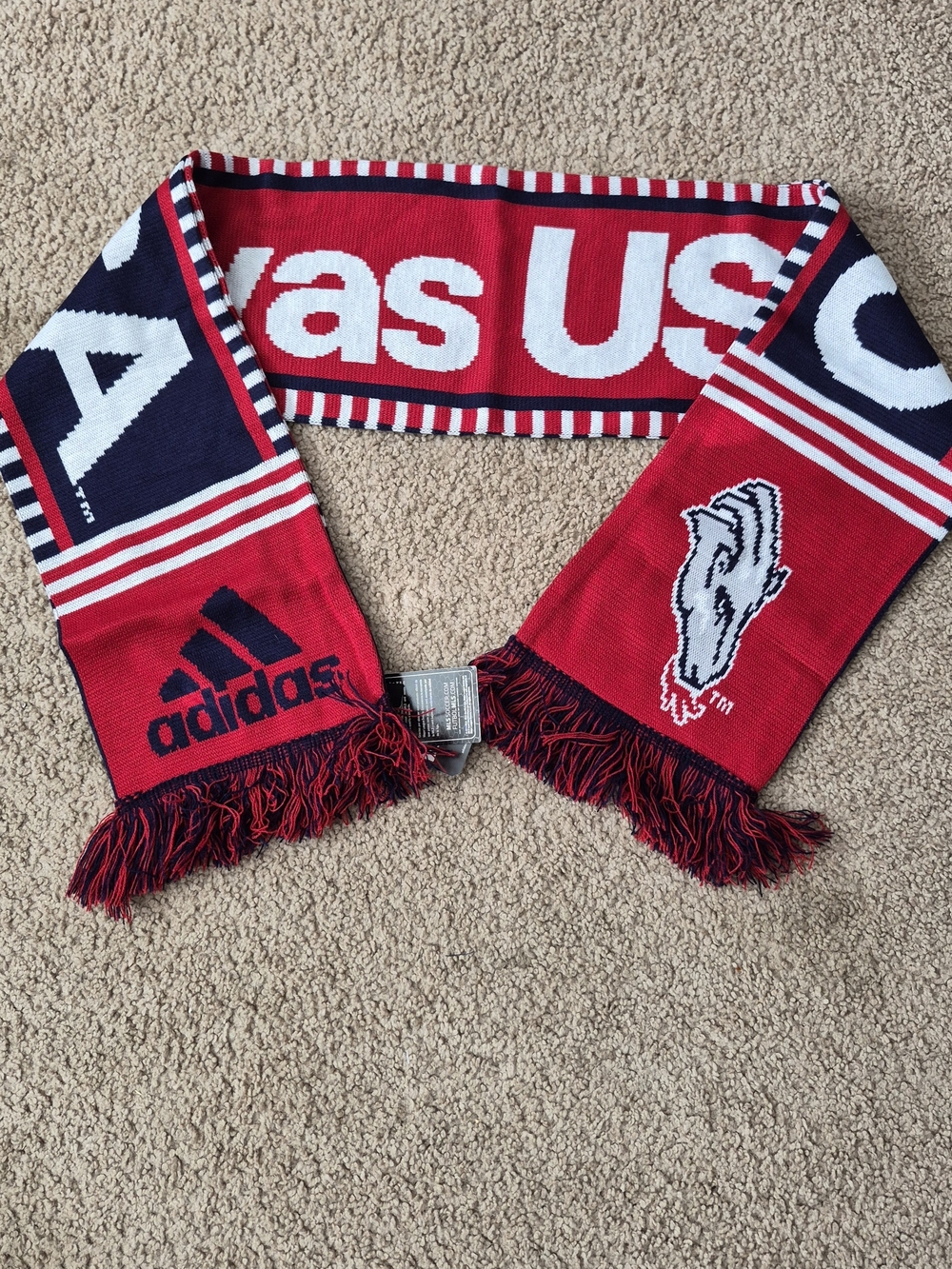 New Adidas MLS Chivas USA Soccer Scarf One Size